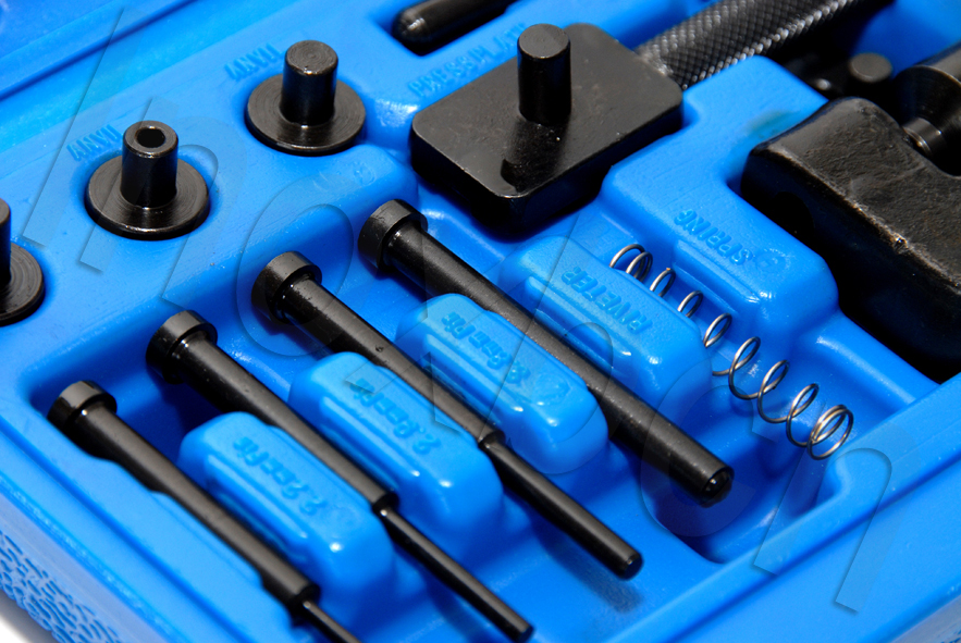 Kit Catene Moto - Demontatore E Rivettatore, Per Catene 35-525, Con 3 Punte - Foto 6