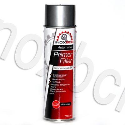 Spray pintura imprimacion acrilica para carroceria color gris 500 ml