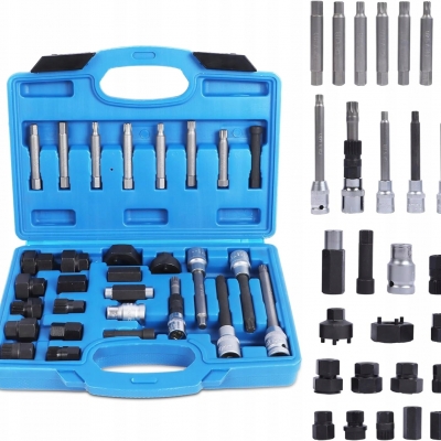 Juego de llaves para poleas del alternador 30 piezas