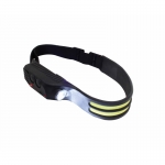 Linterna Frontal LED Recargable USB con Sensor de Movimiento y Batería Integrada 350 Lúmenes,Ideal para camping, trabajo y actividades nocturnas.