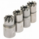 Kit escariador asiento de inyectores diesel 7 pzas