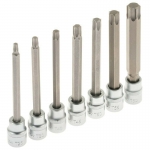 KIT VASOS TORX LARGO PARA CARRACA 3:8 T25-30-40-45-450-55-60 110 MM