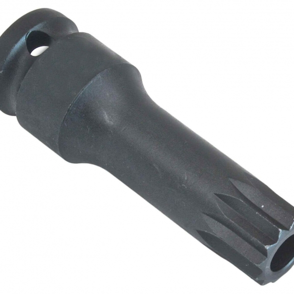 vaso impacto xzn(12 puntas) m16 1/2" largo 75 mm inviolable para seat,vw,audi y skoda vaso de impacto para la extraccion del tornillo de drenaje,para transmisiones de vehiculos del grupo vag.