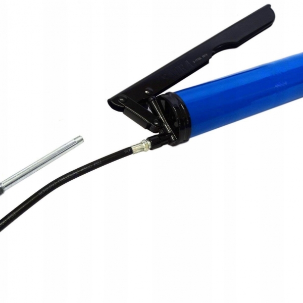 BOMBA DE ENGRASE MANUAL PISTOLA ENGRASADORA CON DOS MANGUERAS DE 500 ML