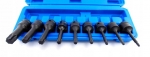 Juego llaves de vaso Torx de impacto 1/2" T20-T70