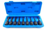 Juego llaves de vaso Torx de impacto 1/2" T20-T70