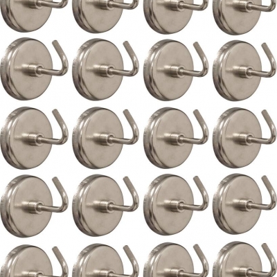 PACK DE 20 GANCHOS IMANTADOS CON IMAN PARA CARRO DE HERRAMIENTAS,PARA LLAVES,ETC