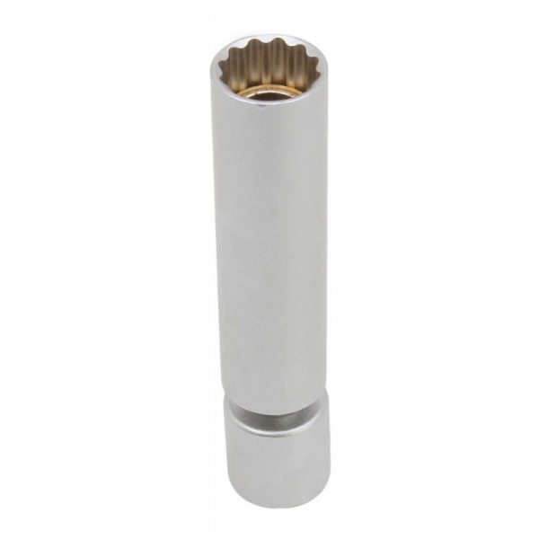 Vaso para bujías articulado 14 mm 12 caras 3/8"