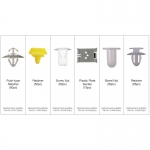 Grapas plastico, clips de plastico para carroceria Renault 300 pzs
