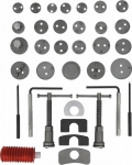 Kit reposicionador de pistones de freno 35 piezas con retractor y adaptadores