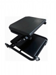 Camilla Mecánico Plegable Acolchada con Ruedas, convertible en Silla o Taburete, capacidad 150 kg