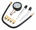 Comprobador de Compresión 8 Piezas para Motores Gasolina , Compresímetro 0-21 Bar con Adaptadores M10-M18