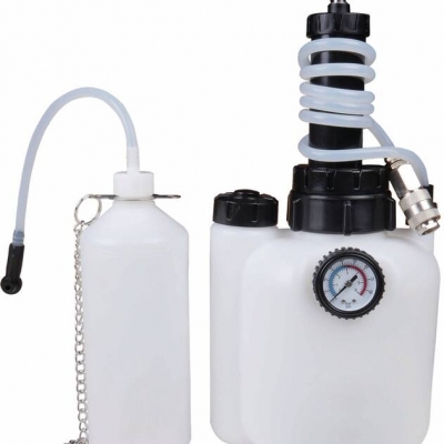 Sangrador purgador de liquidos de frenos y embrague manual por presion con deposito 3 litros